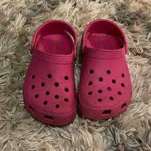 Little girls Crocs size 10.